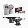 Bundle – Black Polar Bear 105mm(2), 63mm 78a Fatty Grey White(4), Grey 88a bushings(4) & 8mm Spaceball Bearings(8) 1