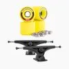 Bundle – Gen 6 Bear Trucks (180mm 50), 63mm 78a Fatty Flat Banana(4), Black 90a bushings(4) & 8mm Spaceball Bearings(8) 1