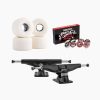 Bundle – Polar Bear 155mm Tall(2), 60mm 78a Lil’ EZ Hawgs White(4), Light Grey 93a bushings(4) & 8mm Spaceball Bearings(8) 1