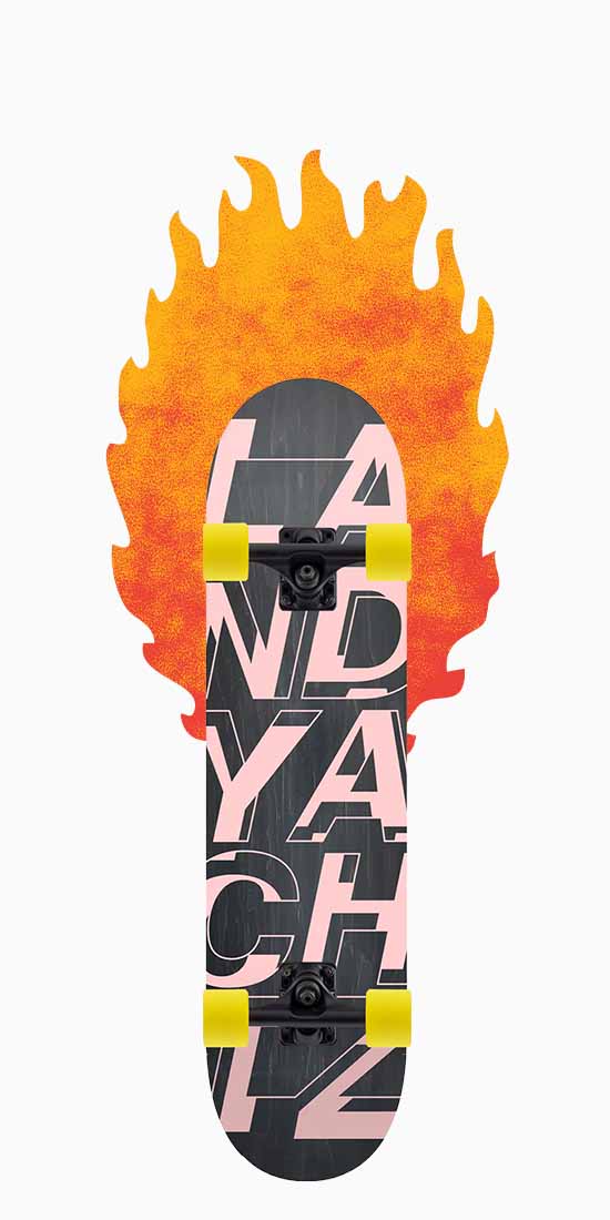 スケートボード　LANDYACHTZ クルーザー新品未使用、送料込み！ Landyachtz 26